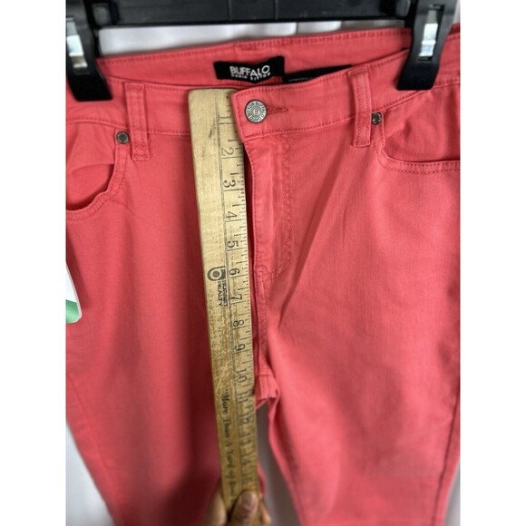 Buffalo By David Bitton High Rise Soft Stretch Ankle Skinny Jeans Havana 8 Pink - Picture 6 of 9